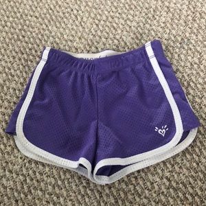 Purple justice shorts for girls